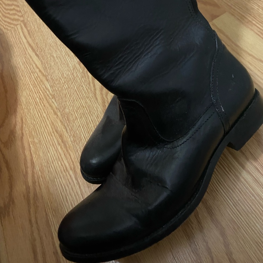 Frye over the knee black boots size 7.5